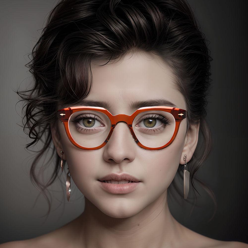 Maddox アセテート ジオメトリック メガネ – Prime Particle